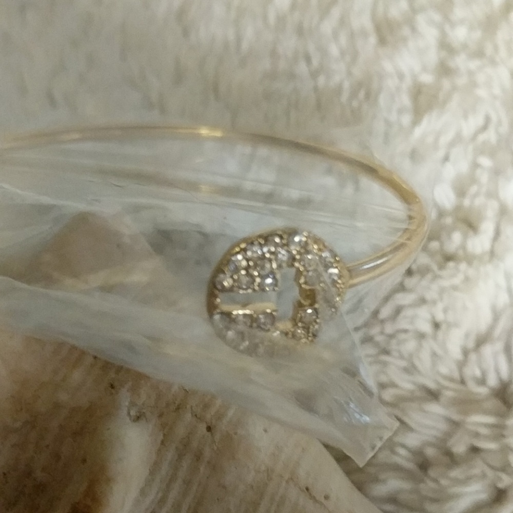 New gold cross bracelet